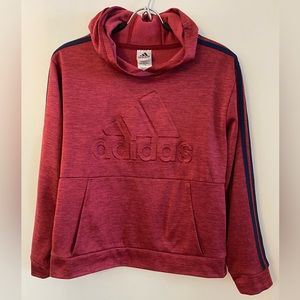 Red Adidas hoodie